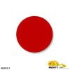 Mighty Line 2.7" RED Solid DOT - Pack of 100 Mighty Line 2.7" RED Solid DOT - Pack of 100
