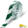 Mighty Line 2" White Tape with Green Chevrons - 100' Roll Mighty Line 2" White Tape with Green Chevrons - 100' Roll