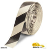 Mighty Line 3" White Tape with Black Chevrons - 100' Roll Mighty Line 3" White Tape with Black Chevrons - 100' Roll
