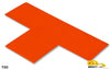 Mighty Line 3" Wide Solid ORANGE T - Pack of 100 Mighty Line 3" Wide Solid ORANGE T - Pack of 100
