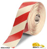 Mighty Line 4" White Tape with Red Chevrons - 100' Roll Mighty Line 4" White Tape with Red Chevrons - 100' Roll