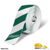 Mighty Line 4" White Tape with Green Chevrons - 100' Roll Mighty Line 4" White Tape with Green Chevrons - 100' Roll
