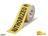 Mighty Line 6" Wide Authorized Personnel Only Floor Tape - 100' Roll Mighty Line 6" Wide Authorized Personnel Only Floor Tape - 100' Roll