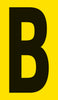 Mighty Line YELLOW Die Cut Location Markers - Letter B - Pack of 10 Mighty Line YELLOW Die Cut Location Markers - Letter B - Pack of 10