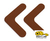 Brown Mighty Line 1" Solid Color Rounded Angles Brown Mighty Line 1" Solid Color Rounded Angles