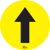 12" Directional Arrow Yellow Floor Sign 12" Directional Arrow Yellow Floor Sign
