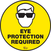 Eye Protection Required - Floor Marking Sign, 24" Eye Protection Required - Floor Marking Sign, 24"