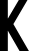 Mighty Line YELLOW Die Cut Location Markers - Letter K - Pack of 10 Mighty Line YELLOW Die Cut Location Markers - Letter K - Pack of 10
