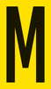 Mighty Line YELLOW Die Cut Location Markers - Letter M - Pack of 10 Mighty Line YELLOW Die Cut Location Markers - Letter M - Pack of 10