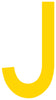 Mighty Line J Letter Floor Marker Adhesive, 4.5"x10" size, pack of 10 Mighty Line J Letter Floor Marker Adhesive, 4.5"x10" size, pack of 10