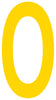 Mighty Line O Letter Floor Marker Adhesive, 4.5"x10" size, pack of 10 Mighty Line O Letter Floor Marker Adhesive, 4.5"x10" size, pack of 10