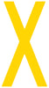 Mighty Line X Letter Floor Marker Adhesive, 4.5"x10" size, pack of 10 Mighty Line X Letter Floor Marker Adhesive, 4.5"x10" size, pack of 10
