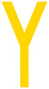 Mighty Line Y Letter Floor Marker Adhesive, 4.5"x10" size, pack of 10 Mighty Line Y Letter Floor Marker Adhesive, 4.5"x10" size, pack of 10