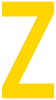 Mighty Line Z Letter Floor Marker Adhesive, 4.5"x10" size, pack of 10 Mighty Line Z Letter Floor Marker Adhesive, 4.5"x10" size, pack of 10