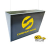 24” Wide Black Hanging Sign - Holds 8.5” x 11” Paper for Easy Slip in and out 24” Wide Black Hanging Sign - Holds 8.5” x 11” Paper for Easy Slip in and out