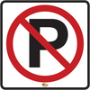 No Parking, Mighty Line Floor Sign, Industrial Strength, 12" Wide No Parking, Mighty Line Floor Sign, Industrial Strength, 12" Wide
