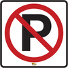 No Parking, Mighty Line Floor Sign, Industrial Strength, 16" Wide No Parking, Mighty Line Floor Sign, Industrial Strength, 16" Wide