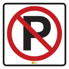 No Parking, Mighty Line Floor Sign, Industrial Strength, 36" Wide No Parking, Mighty Line Floor Sign, Industrial Strength, 36" Wide