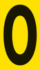 Mighty Line YELLOW Die Cut Location Markers - Letter O - Pack of 10 Mighty Line YELLOW Die Cut Location Markers - Letter O - Pack of 10