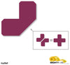 Mighty Line 2" Purple Half Angle - Pack of 100 Mighty Line 2" Purple Half Angle - Pack of 100