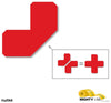 Mighty Line 2" Red Half Angle - Pack of 100 Mighty Line 2" Red Half Angle - Pack of 100