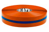 Orange with Blue  Floor Marking Tape, Solid with Center Line, Continuous Roll, 2" Roll, 1 EA, 45VR15 Orange with Blue  Floor Marking Tape, Solid with Center Line, Continuous Roll, 2" Roll, 1 EA, 45VR15