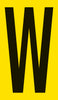 Mighty Line YELLOW Die Cut Location Markers - Letter W - Pack of 10 Mighty Line YELLOW Die Cut Location Markers - Letter W - Pack of 10