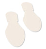 Mighty Line Solid Colored WHITE Footprint - Pack of 50 Mighty Line Solid Colored WHITE Footprint - Pack of 50