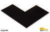 Mighty Line 3" Wide Solid BLACK Angle - Pack of 100 Mighty Line 3" Wide Solid BLACK Angle - Pack of 100