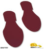 Mighty Line Solid Colored BROWN Footprint - Pack of 50 Mighty Line Solid Colored BROWN Footprint - Pack of 50