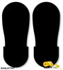 Mighty Line BLACK BIG Footprint - Pack of 50 Mighty Line BLACK BIG Footprint - Pack of 50