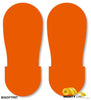 Mighty Line ORANGE BIG Footprint - Pack of 50 Mighty Line ORANGE BIG Footprint - Pack of 50