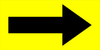 Directional Arrow, 16x24" Floor Sign Directional Arrow, 16x24" Floor Sign