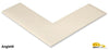 Mighty Line 2" Wide Solid WHITE Angle - Pack of 100 Mighty Line 2" Wide Solid WHITE Angle - Pack of 100