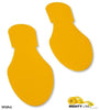 Mighty Line Solid Colored YELLOW Footprint - Pack of 50 Mighty Line Solid Colored YELLOW Footprint - Pack of 50