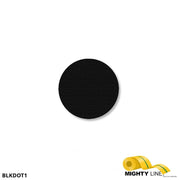 Mighty Line 1" BLACK Solid DOT - Pack of 200