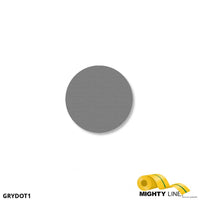 Mighty Line 1" GRAY Solid DOT - Pack of 200