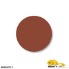 Mighty Line 2.7" BROWN Solid DOT - Pack of 100