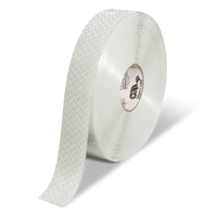 Mighty Line 2" Anti-Slip White Solid Color Floor Tape - MIGHTY TAC - 100' Roll