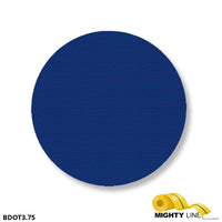 Mighty Line 3.75" BLUE Solid DOT - Pack of 100