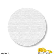 Mighty Line 3.75" WHITE Solid DOT - Pack of 100