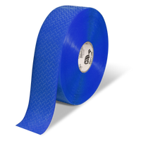 Mighty Line 3" Anti-Slip Blue Solid Color Floor Tape - MIGHTY TAC - 100' Roll