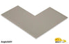 Mighty Line 3" Wide Solid GRAY Angle - Pack of 100