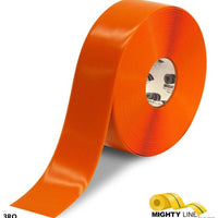 Mighty Line 3" ORANGE Solid Color Tape - 100' Roll