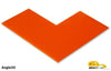 Mighty Line 3" Wide Solid ORANGE Angle - Pack of 100