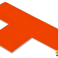 Mighty Line 3" Wide Solid ORANGE T - Pack of 100