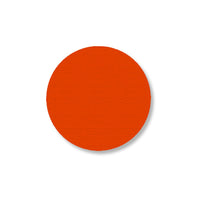 2.7” Orange Floor Tape Dot, 45VR33 – 200 Pack