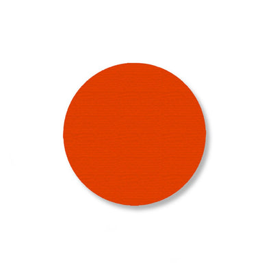 2.7” Orange Floor Tape Dot, 45VR33 – 200 Pack