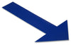 6” Blue Floor Marking Arrow, 45VR44 – 50 Pack