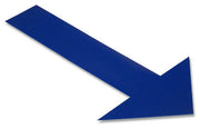 6” Blue Floor Marking Arrow, 45VR44 – 50 Pack
